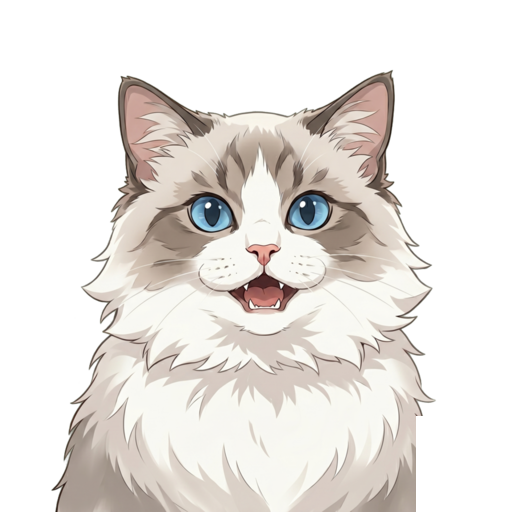 郝劲松的头像，一只布偶猫